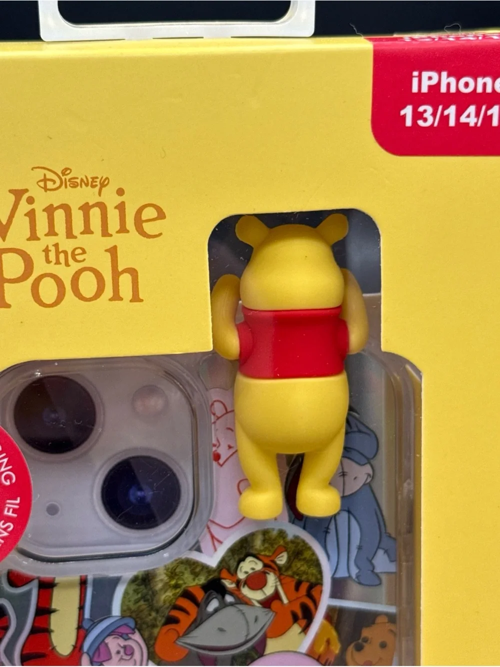 Disney Winnie the Pooh iPhone Case withPooh Tech Buddy - Yellow & Red 13/14/15
